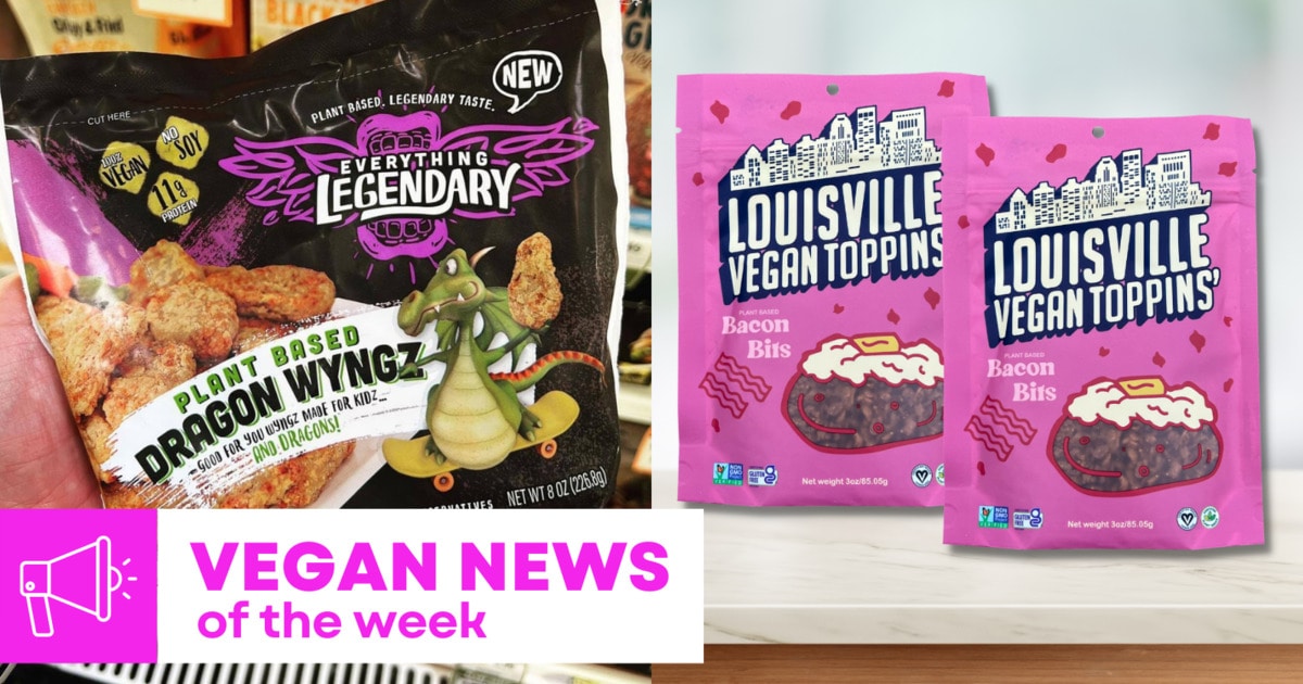 Spicy Meatless Chicken Wings, Better Bacon Bits, and More Vegan Food